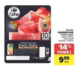 Carrefour Szynka fortet noire Carrefour Extra oferta