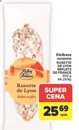 Carrefour Kiełbasa wieprzowa suszona mini rosette z lyonu Reflets De France oferta