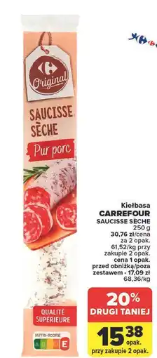 Carrefour Kiełbasa saucisse Carrefour oferta