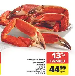 Carrefour Szczypce kraba gotowane oferta