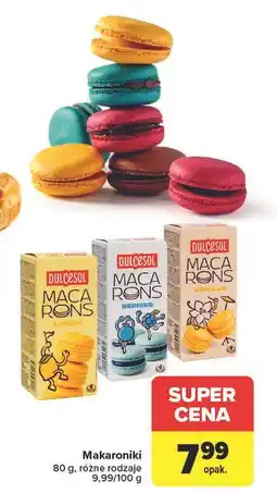 Carrefour Makaroniki jagoda Dulcesol oferta