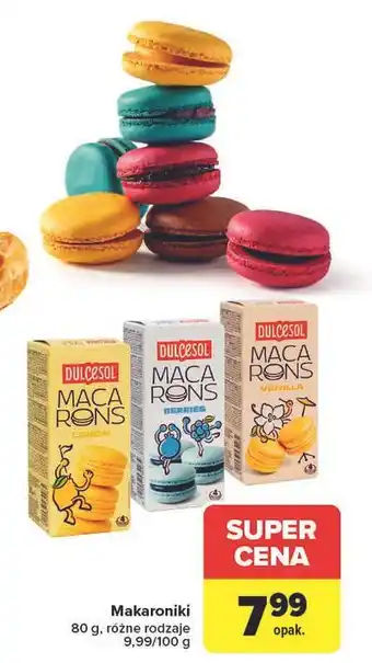 Carrefour Makaroniki jagoda Dulcesol oferta