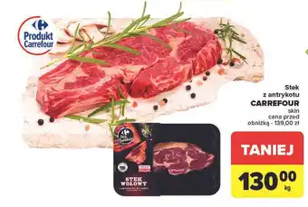 Carrefour Stek wołowy z antrykotu Carrefour Targ Świeżości oferta