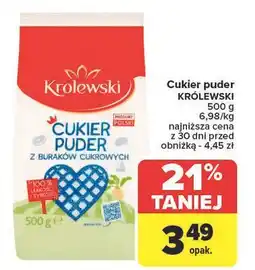 Carrefour Cukier puder Królewski oferta
