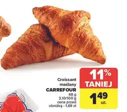 Carrefour Croissant maślany Carrefour oferta