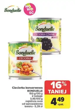 Carrefour Cieciorka czarna Bonduelle oferta