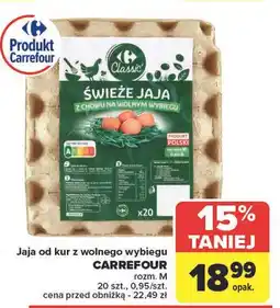 Carrefour Jaja wolny wybieg Carrefour Classic oferta