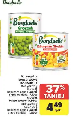 Carrefour Groszek konserwowy Bonduelle oferta