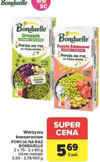 Carrefour Fasola edamame Bonduelle oferta