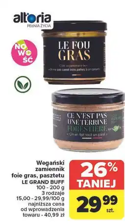 Carrefour Pasztet wegański oferta