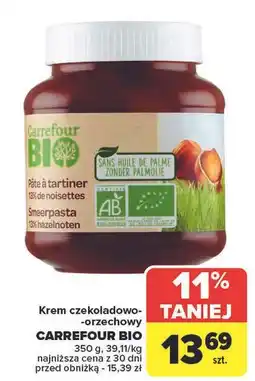 Carrefour Krem z orzechów laskowych Carrefour Bio oferta