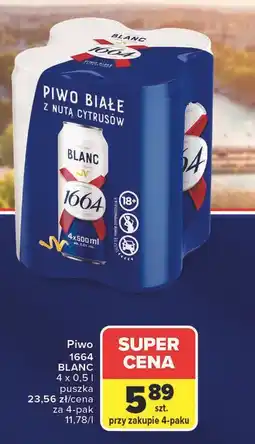 Carrefour Piwo 1664 Blanc oferta
