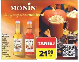 Carrefour Syrop barmański pumpkin spice Monin oferta