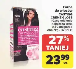 Carrefour Farba do włosów 300 ciemny brąz L'oreal Casting Creme Gloss oferta