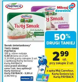 Carrefour Serek śmietankowy ze szczypiorkiem Piątnica Twój Smak oferta