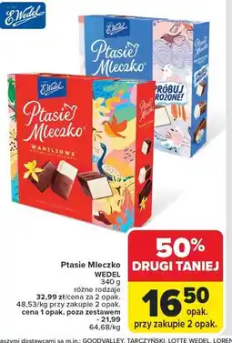Carrefour Czekoladki śmietankowe E. Wedel Ptasie Mleczko oferta