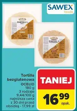 Carrefour Tortila pełnoziarnista Ocelio oferta
