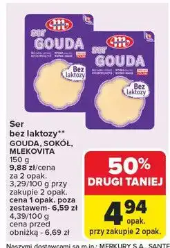 Carrefour Ser sokół bez laktozy Mlekovita oferta