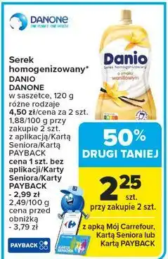 Carrefour Serek waniliowy Danone Danio oferta