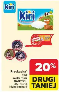 Carrefour Przekąska: serek+paluszki Kiri oferta