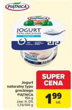 Carrefour Jogurt typu greckiego naturalny Piątnica oferta