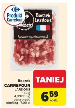 Carrefour Boczek lardons Carrefour Targ Świeżości oferta