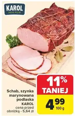 Carrefour Szynka marynowana podlaska Karol oferta