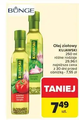 Carrefour Olej czosnek bazylia Kujawski Ze Smakiem oferta
