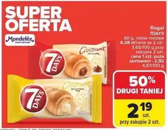 Carrefour Croissant z nadzieniem o smaku spumante 7 Days oferta