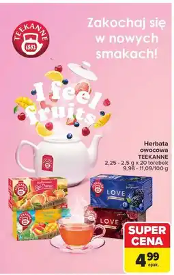 Carrefour Herbata blueberry & blackberry Teekanne Love oferta