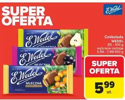 Carrefour Czekolada mleczna porzeczkowa E. Wedel oferta