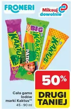 Carrefour Rożek cytrynowo-truskawkowy Nestle Kaktus oferta