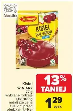 Carrefour Kisiel wiśniowy Winiary oferta