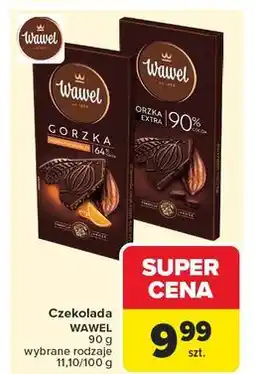 Carrefour Czekolada gorzka extra 90% Wawel oferta