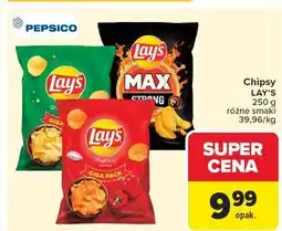 Carrefour Chipsy chilli & lime Lay's Max Strong oferta