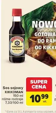 Carrefour Sos sojowy zakrętka Kikkoman oferta