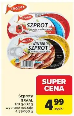 Carrefour Szprot winter w oleju Graal oferta