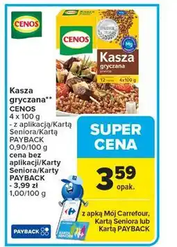 Carrefour Kasza gryczana prażona Cenos oferta