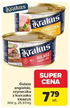 Carrefour Szyneczka z kurczaka Krakus Animex oferta
