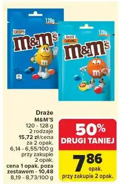 Carrefour Draże salted caramel M&M's oferta
