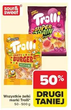 Carrefour Żelki mini burger Trolli oferta