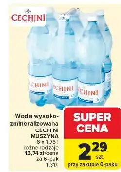 Carrefour Woda niegazowana Muszyna Cechini oferta