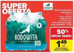 Carrefour Woda niegazowana Rodowita Z Roztocza oferta