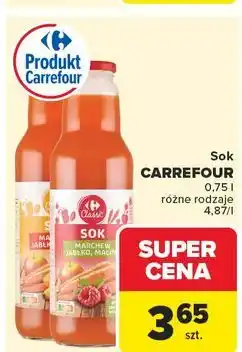 Carrefour Sok marchew-jabłko-banan Carrefour oferta