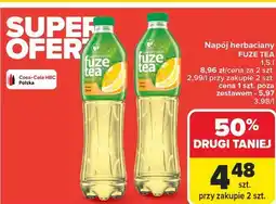 Carrefour Napój green ice tea citrus Fuzetea oferta