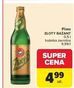 Carrefour Piwo Zlaty Bazant Original oferta