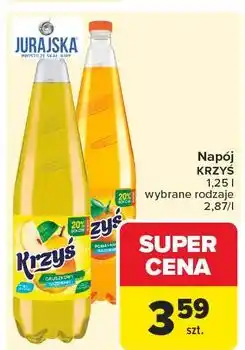 Carrefour Napój pomarańczowy Jurajska Krzyś oferta