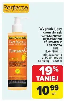 Carrefour Krem do rąk witaminowe rękawiczki Perfecta Fenomen C oferta