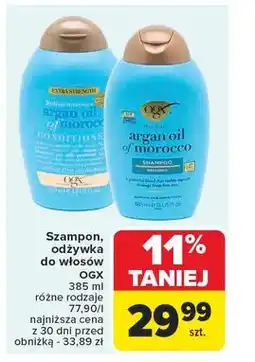 Carrefour Odżywka do włosów Ogx Renewing Argan Oil Of Marocco oferta