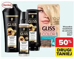 Carrefour Krem koloryzujący do włosów 10-2 naturalny chłodny blond Gliss Kur Care & Moisture Color oferta